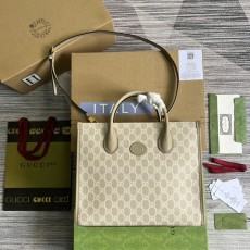 구찌 GUCCI GG 수프림 캔버스 스몰 토트백