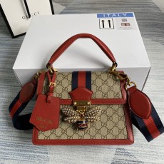 구찌 GUCCI 퀸 마가렛 스몰 GG 탑 핸들백