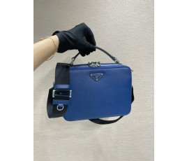 프라다 PRADA Brique Saffiano 크로스 백