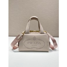 프라다 PRADA 로고 토트 크로스백