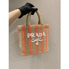 프라다 PRADA 스몰 라피아 토트백